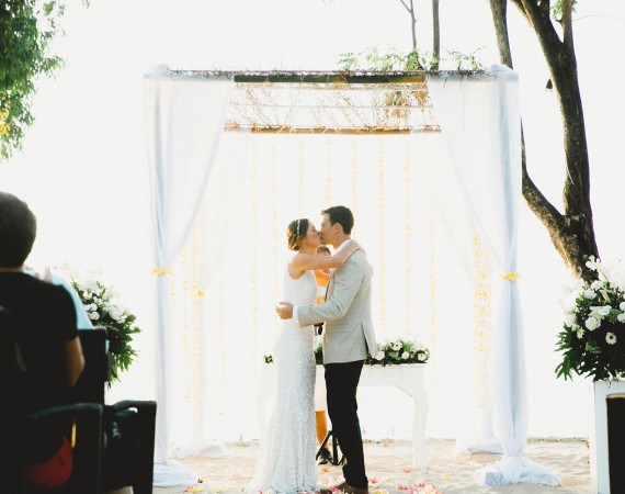 Beach Wedding in Bali at Four Seasons Jimbaran by Terralogical