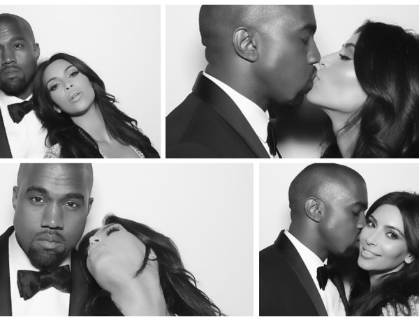 Photo Booth style Pre-wedding Photoshoot Theme inspired by Kardashian and West