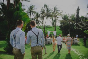 Rustic garden Bali wedding at Chalina Estate
