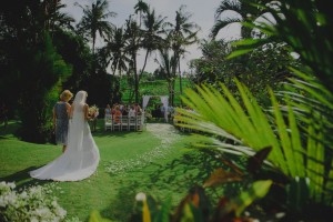 Rustic garden Bali wedding at Chalina Estate