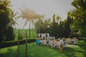 Rustic garden Bali wedding at Chalina Estate