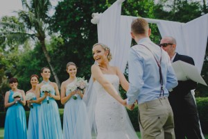 Rustic garden Bali wedding at Chalina Estate