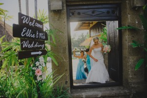 Rustic garden Bali wedding at Chalina Estate