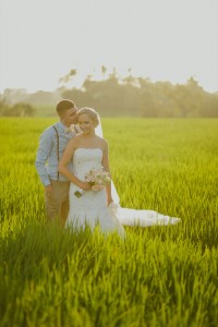 Rustic garden Bali wedding at Chalina Estate