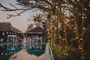 Rustic garden Bali wedding at Chalina Estate