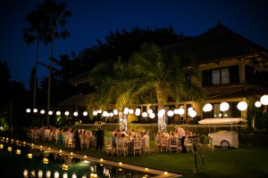 Rustic garden Bali wedding at Chalina Estate