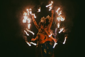 Rustic garden Bali wedding at Chalina Estate