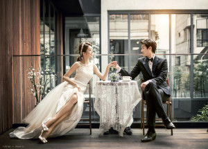 Korean wedding photography studio photos by Timetwo Studios