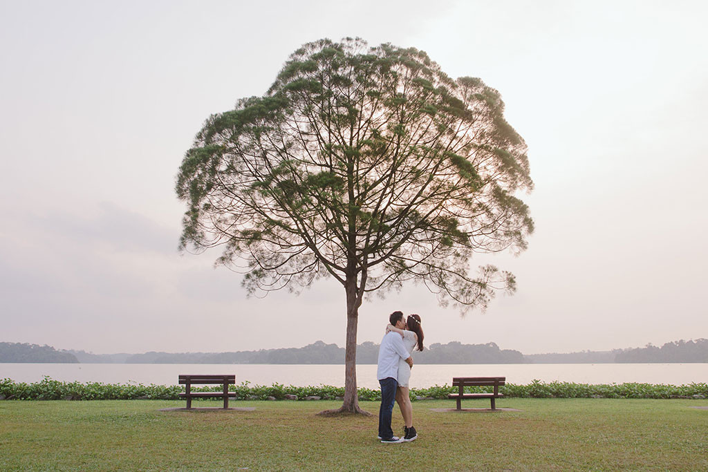 Wedding Photoshoot at Seletar Resevoir Tree by Said & Meant
