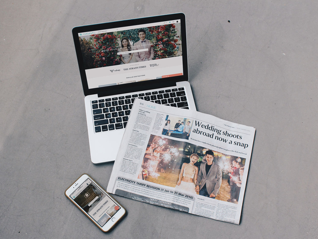 Singapore's Straits Times featured OneThreeOneFour