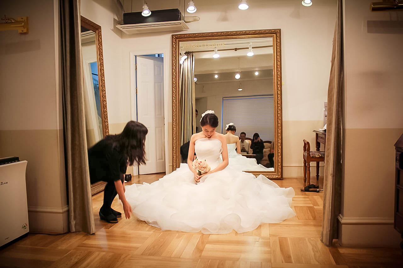 korean bridal gown boutique sanga couture
