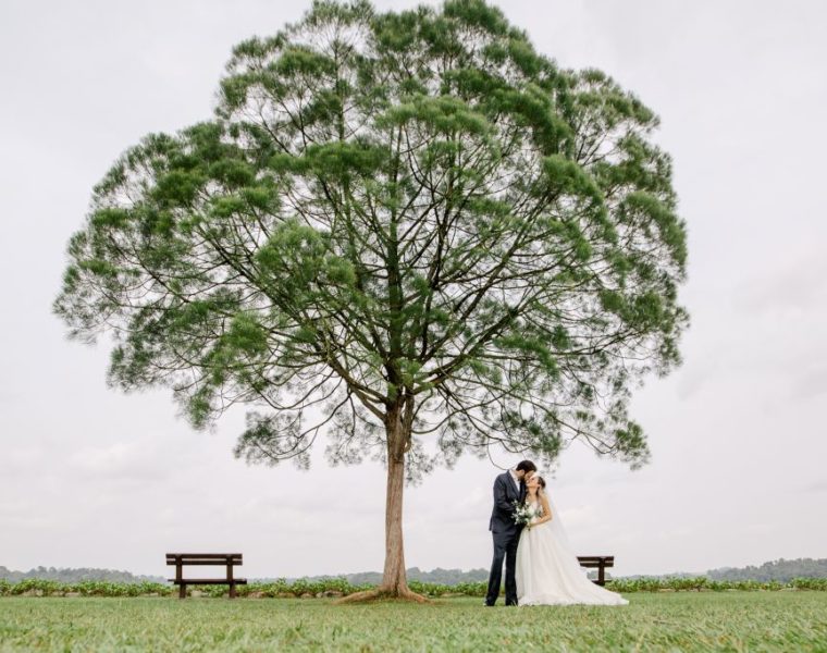 singapore wedding photoshoot upper seletar reservoir