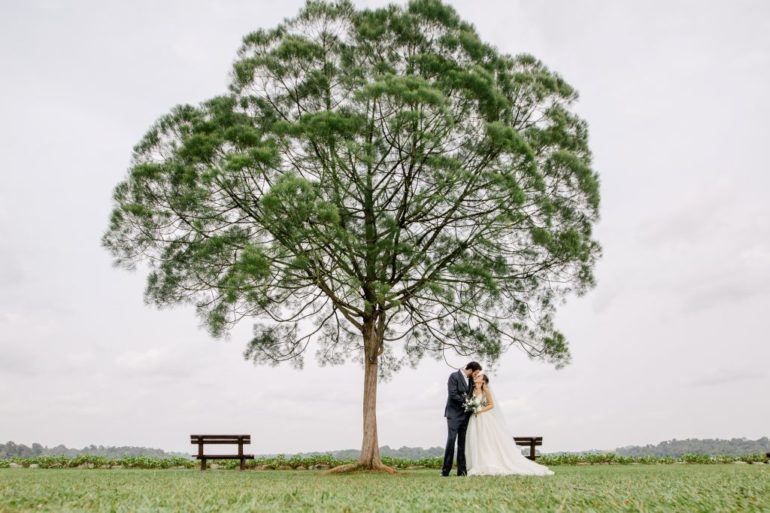 singapore wedding photoshoot upper seletar reservoir