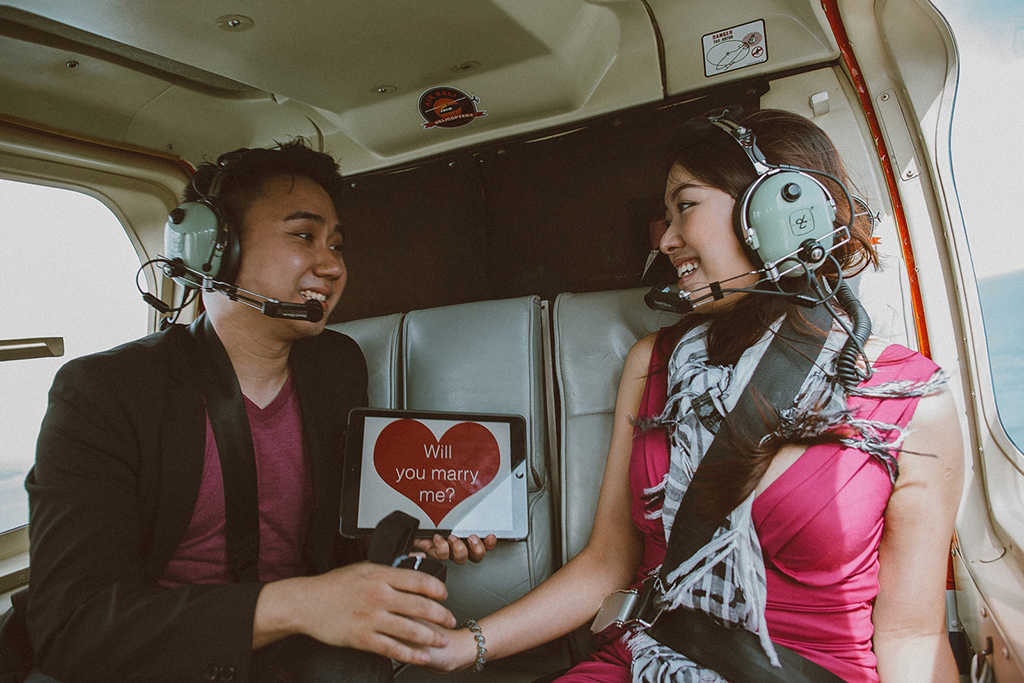 helicopter proposal bali apel photography onethreeonefour