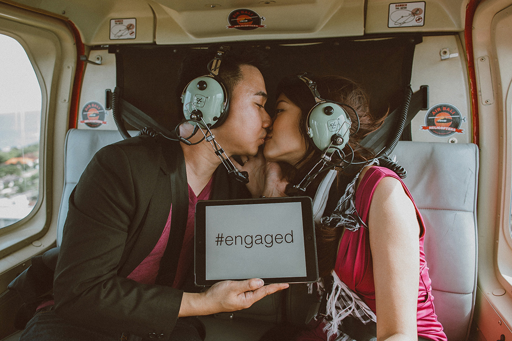 helicopter proposal bali apel photography onethreeonefour