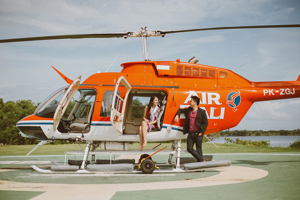 helicopter proposal bali apel photography onethreeonefour
