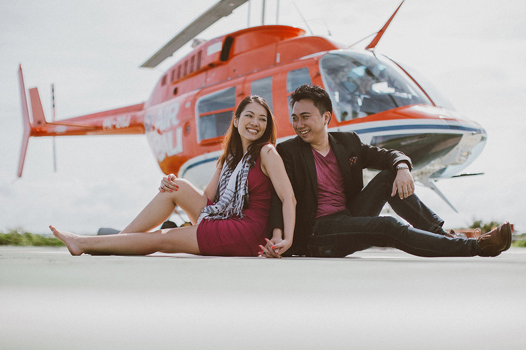 helicopter proposal bali apel photography onethreeonefour