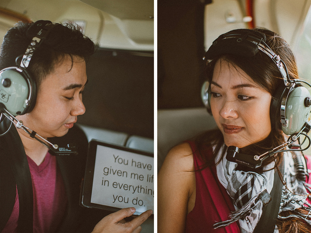 helicopter proposal bali apel photography onethreeonefour