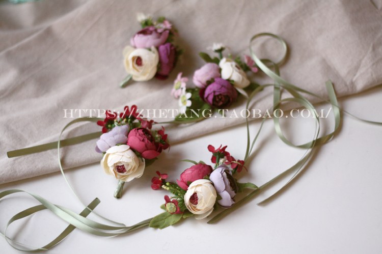 wedding taobao what to buy wrist corsages
