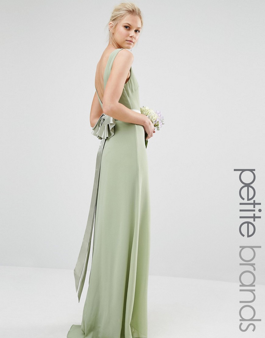 sage green dress asos