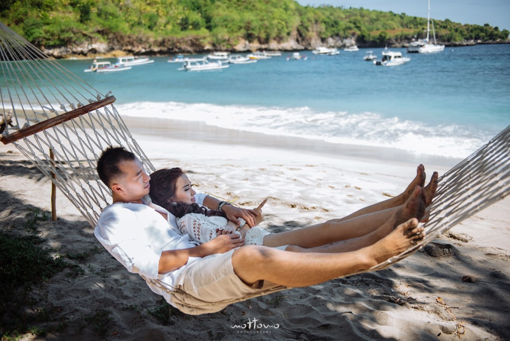 bali pre-wedding in Nusa Penida Crystal Bay