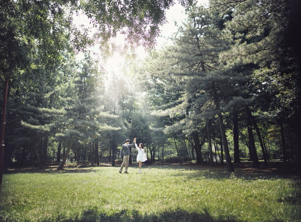 Korea outdoor wedding photo by May Studio