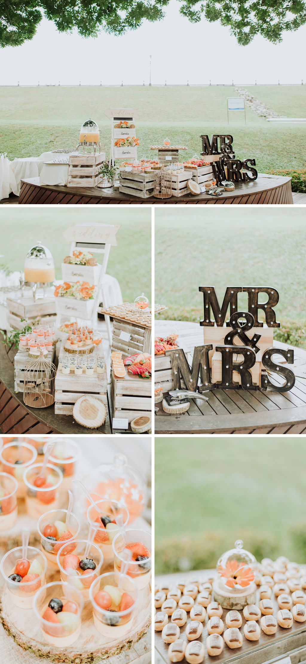 rustic woodland theme food styling by Orange Clove weddings