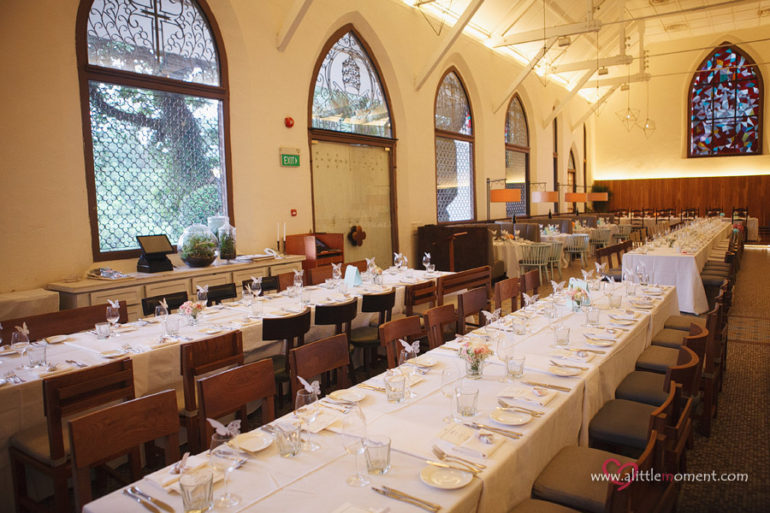 Wedding at the white rabbit main hall