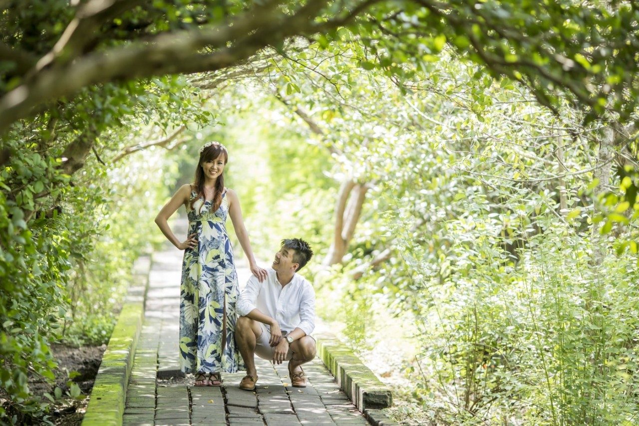 mangrove forest bali prewedding photo