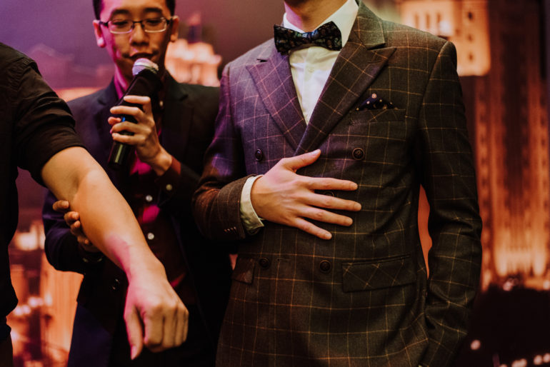 types of wedding suits andri tei pocket square