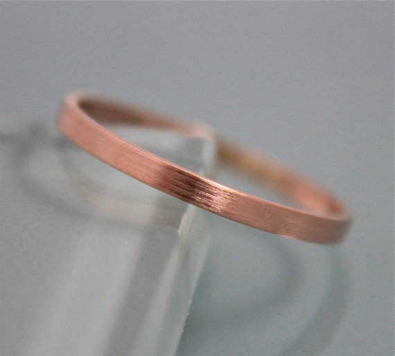 wedding bands under 300 rose gold etsy 14k rose gold 238 SGD