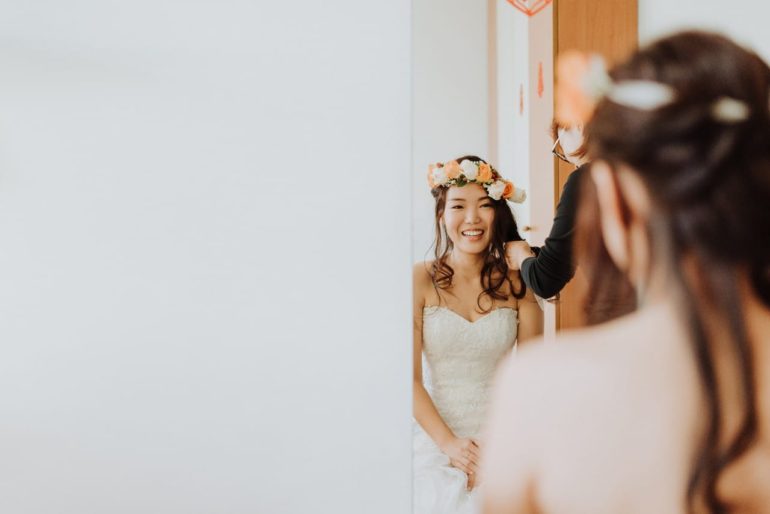 singapore wedding makeup preparation