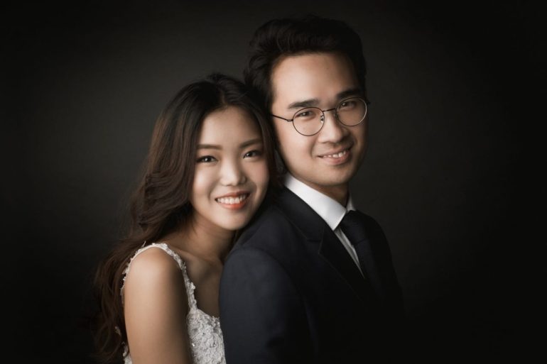 bridal portrait shoot with Ejun Low Photography