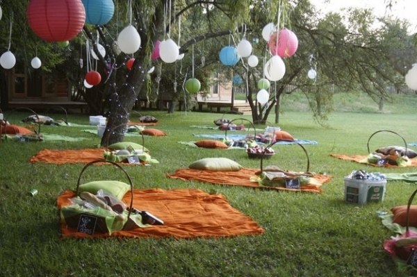 Wedding decoration ideas - Picnic