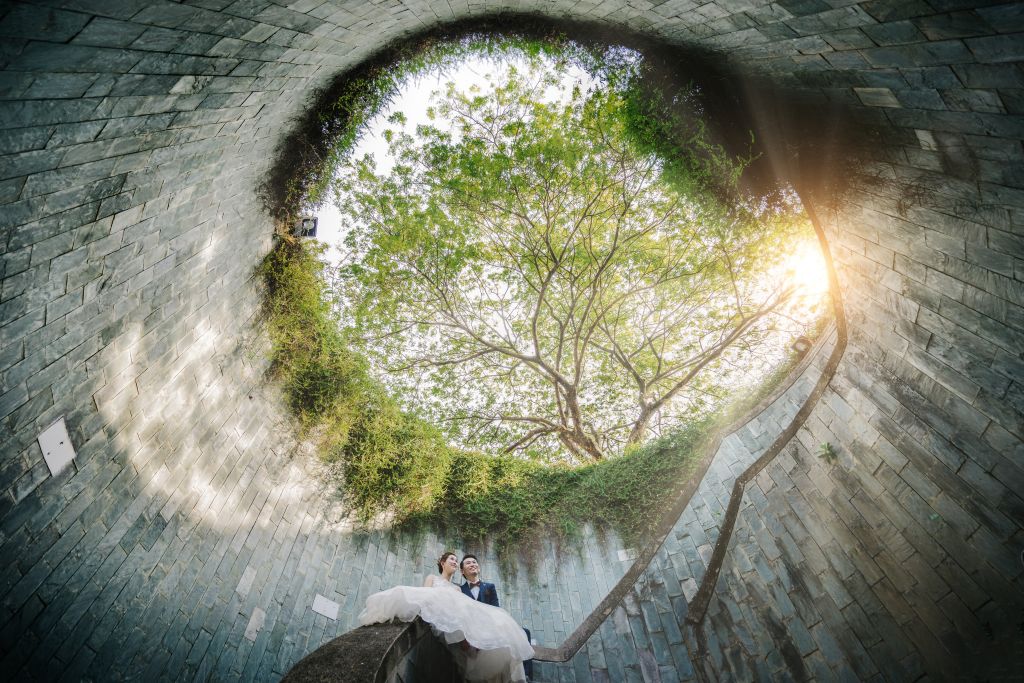 sinagpore wedding photoshoot fort canning park