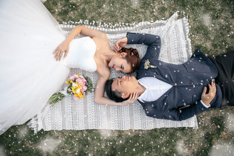 Wedding Couple poses for the Perfect Indian Wedding Couple