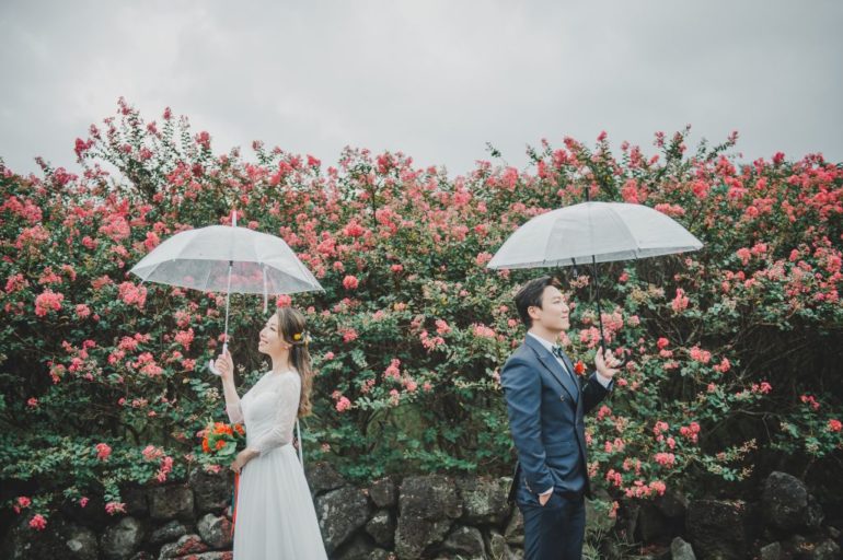 jeju island wedding photoshoot
