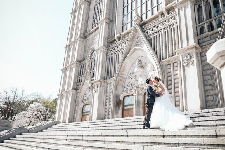 seoul kyunghee university pre-wedding photo