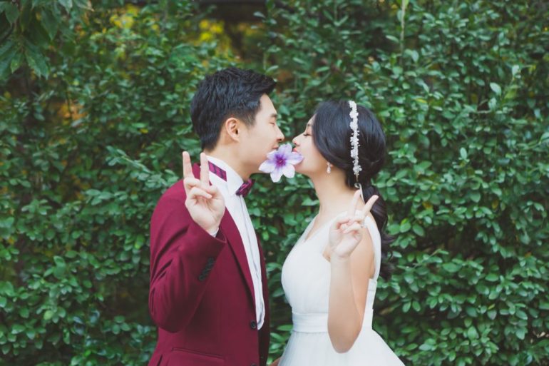 korea studio wedding photoshoot