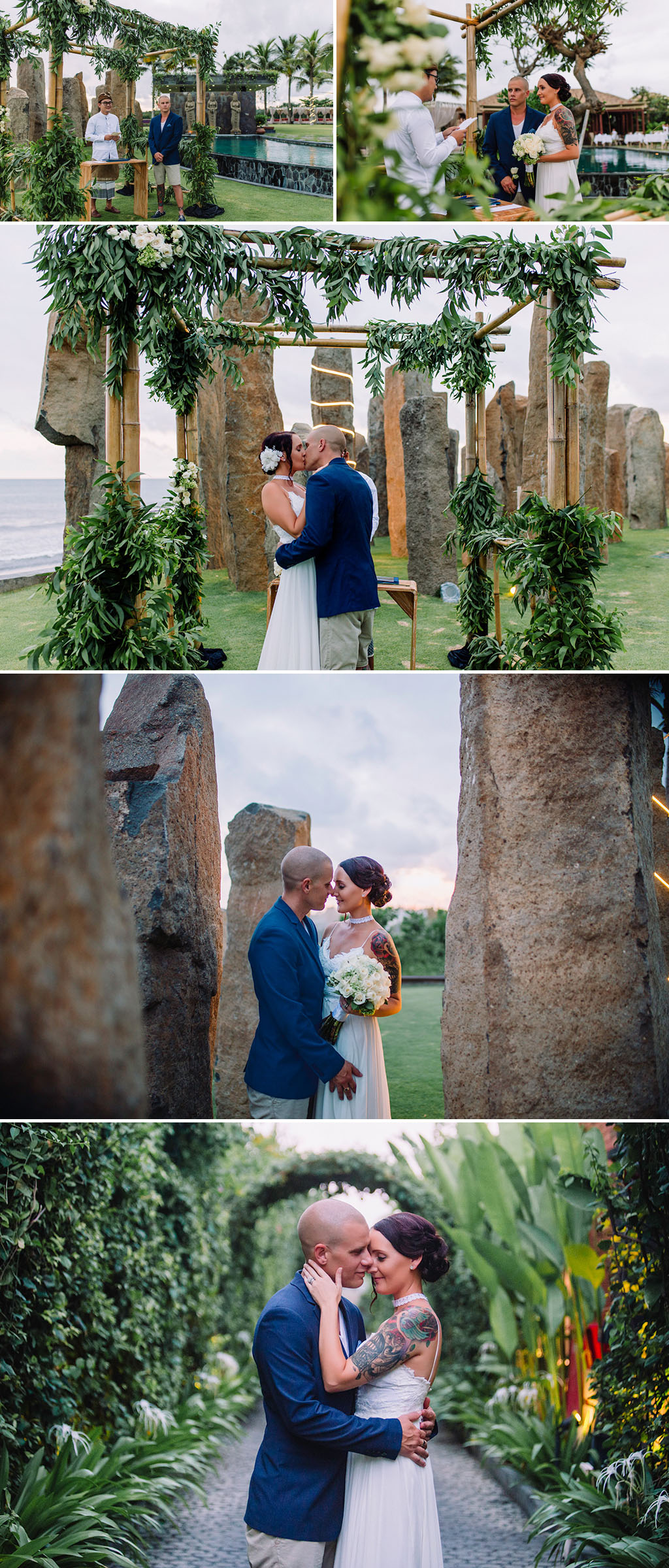 bali wedding royal purnama villa garden wedding elopement