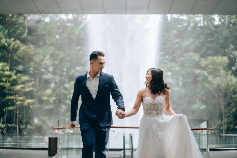 singapore wedding photoshoot jewel changi