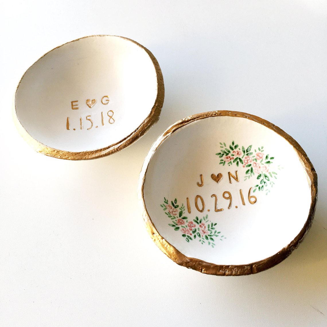 15 Unique and Personalised Wedding Ring Holders from Etsy