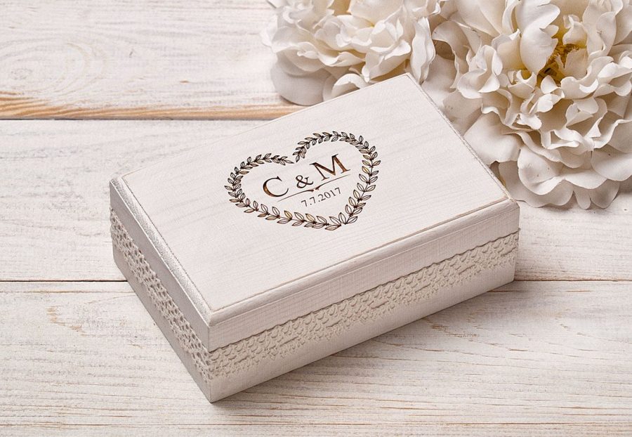 15 Unique and Personalised Wedding Ring Holders from Etsy