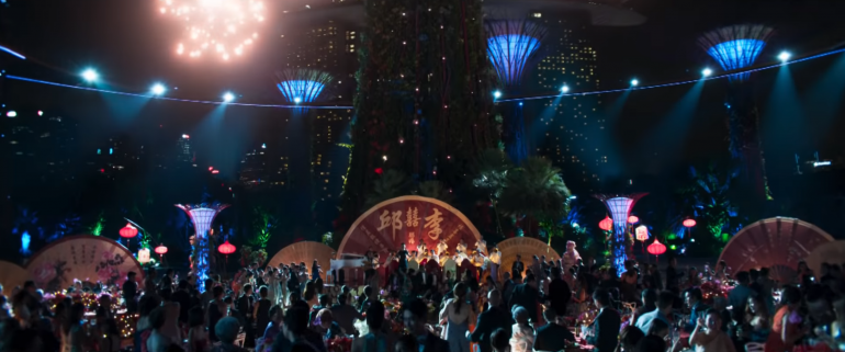 crazy rich asians gardens by the bay singapore
