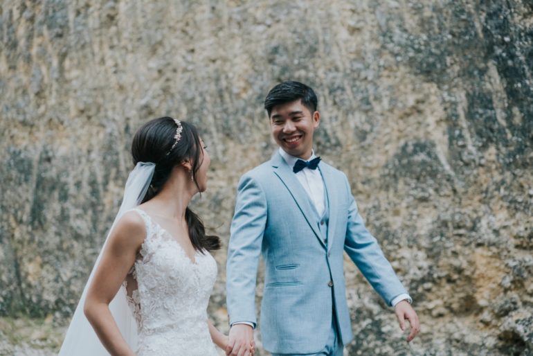 white wedding skirt suit for bride