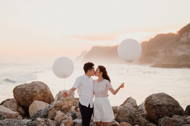 white dress beach photoshoot