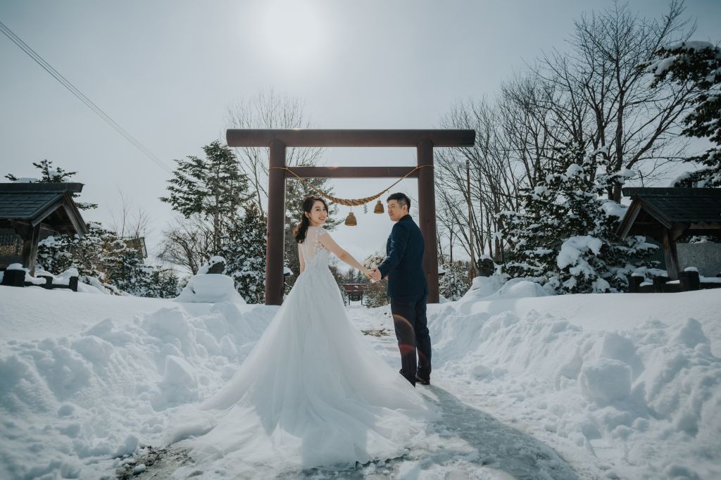 hokkaido wedding photoshoot