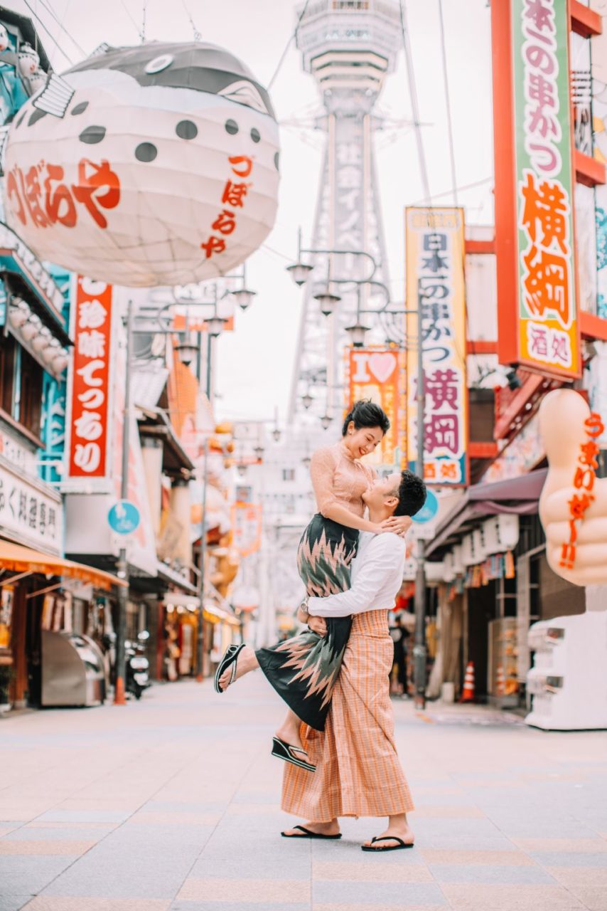 shinsekai wedding photoshoot