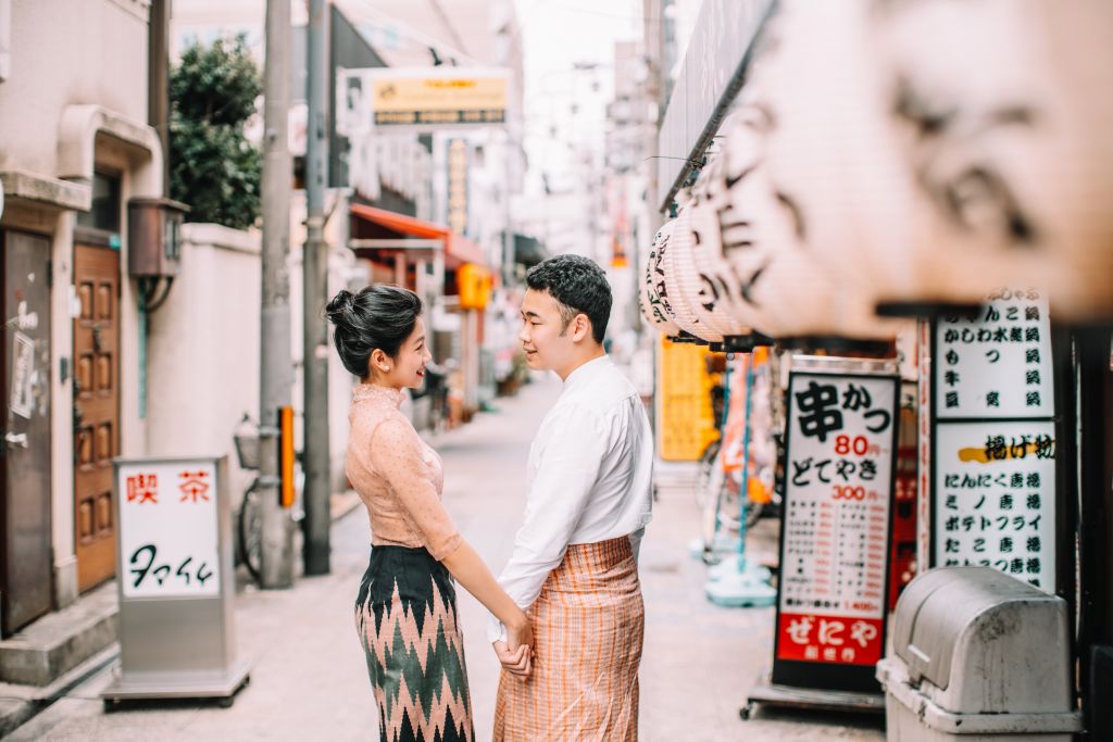 shinsekai wedding photoshoot