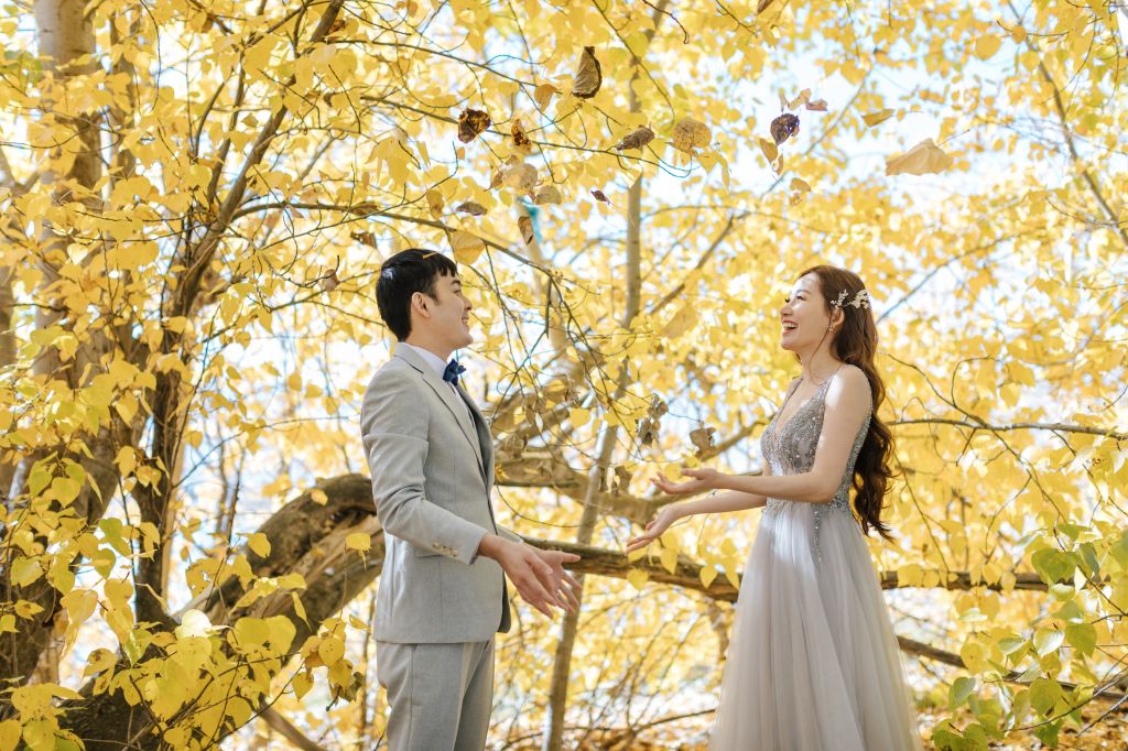 new zealand autumn wedding photoshoot